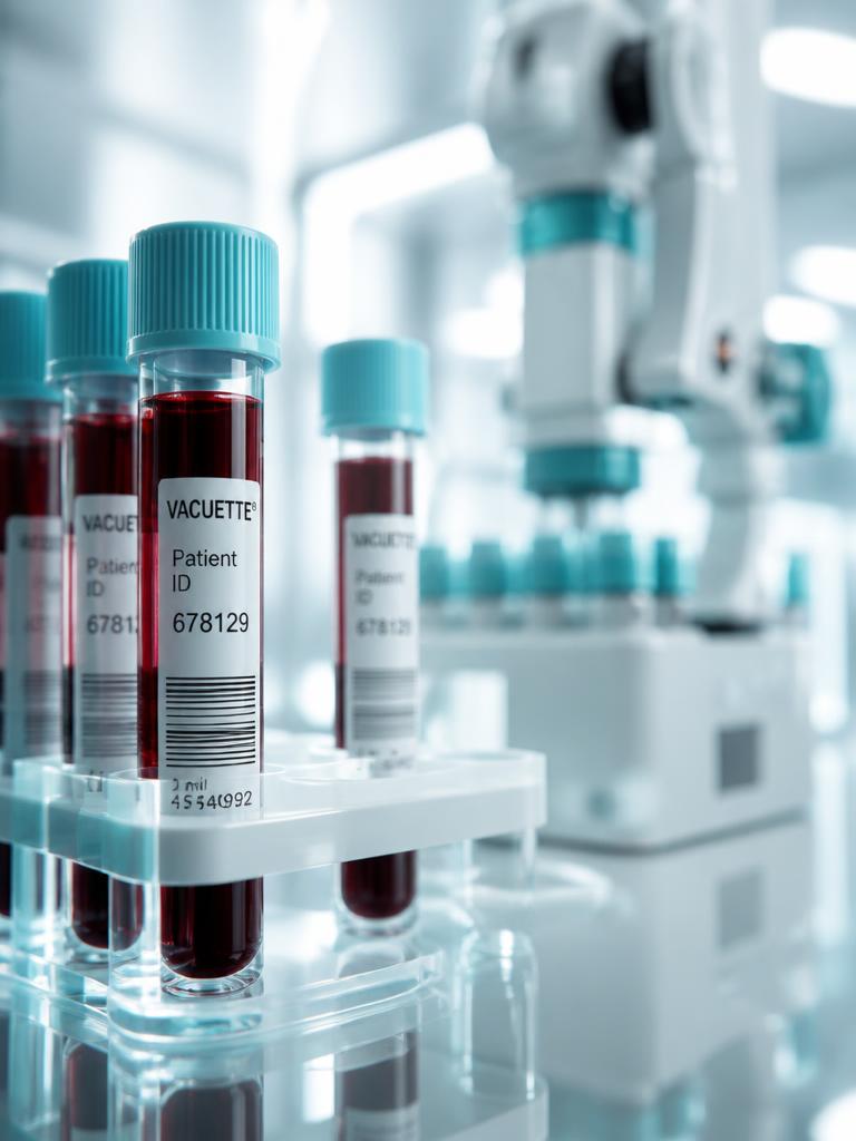 GenetiQ nurse performing an at-home blood collection in Dubai